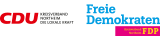 Logos CDU und FDP