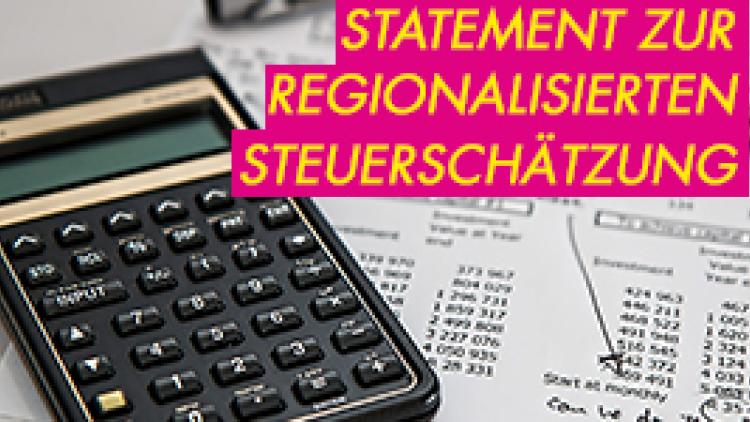 Statement zur regionalisierten Steuerschätzung